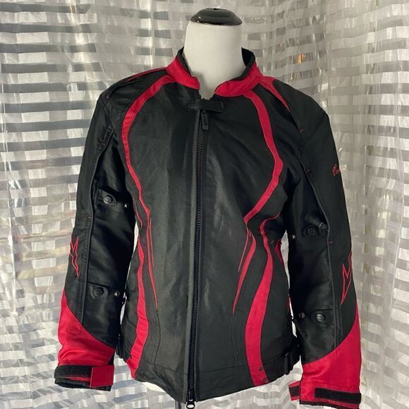 Cortech Black/Pink LRX Series 3 Textile Motorcycle Jacket - Picture 3 of 12